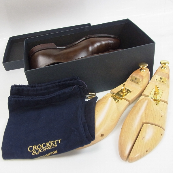 実際に弊社で買取させて頂いたCrockett&Jones/クロケットアンドジョーンズ ホールカット/ドレスシューズ WEYMOUTH/9411-19B 7Eの画像 8枚目