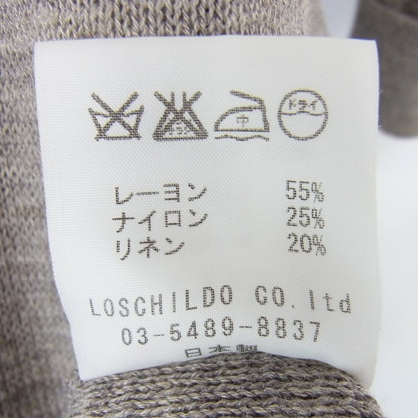 実際に弊社で買取させて頂いたFACTOTUM/ファクトタム リネン混 ロングカーディガン 0175410/48の画像 3枚目