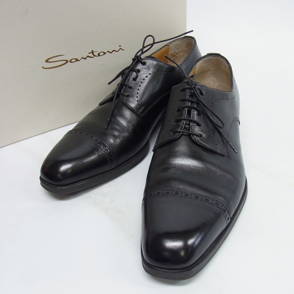 実際に弊社で買取させて頂いたSantoni/サントーニ ストレートチップレザーシューズ/革靴/13399/8