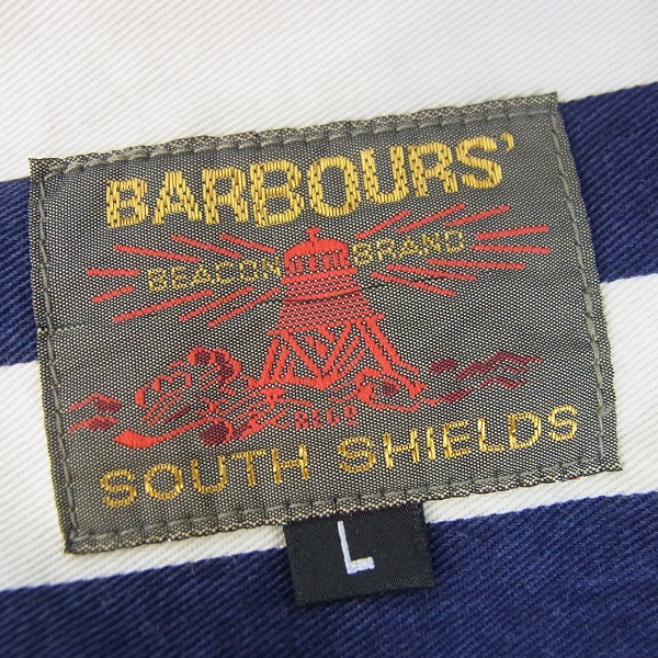 実際に弊社で買取させて頂いたBARBOUR SOUTH SHIELD/バブアー サウス シールド コーデュロイ切替 ジャケット/Lの画像 2枚目