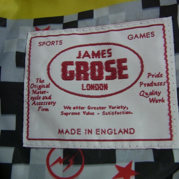 実際に弊社で買取させて頂いたuniform experiment JAMES GROSE/ジェームスグロース スタッズ ダブルライダース UE-170008/1の画像 2枚目