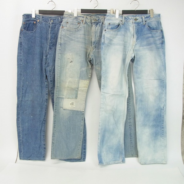 実際に弊社で買取させて頂いたハリウッドランチマーケット/ブルーブルー デニム パンツ 6点セットの画像 1枚目