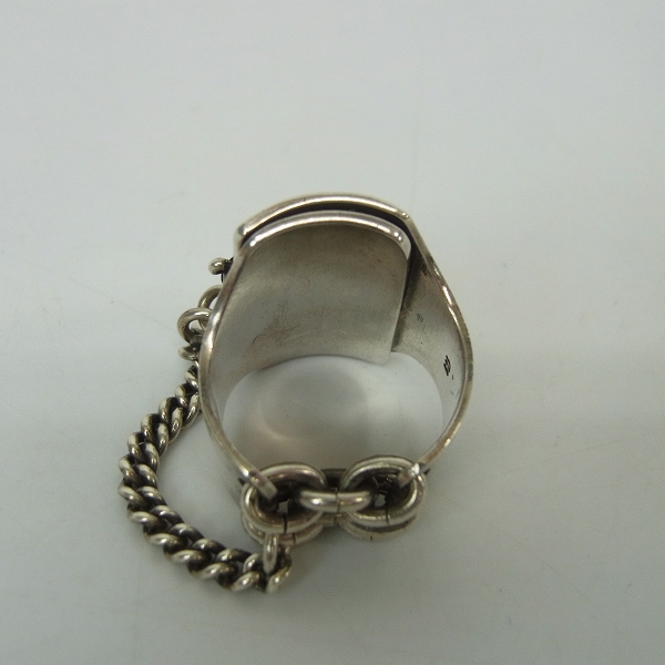 実際に弊社で買取させて頂いたアンドゥムルメステール  Locking アーマーリング チェーン 10号の画像 4枚目