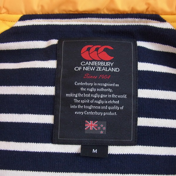 実際に弊社で買取させて頂いたCANTERBURY/カンタベリー バックロゴ 中綿ベンチコート/Mの画像 2枚目