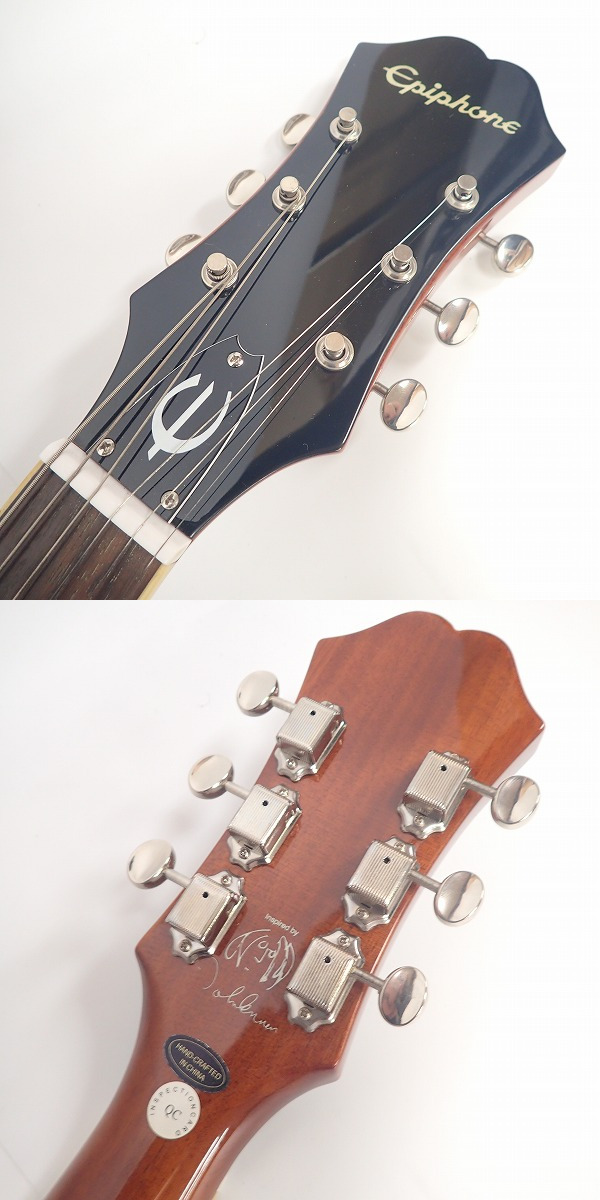 実際に弊社で買取させて頂いた★Epiphone/エピフォン CASINO/カジノ E230TD INSPIRED BY John Lennon フルアコースティックギターの画像 1枚目