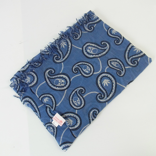 実際に弊社で買取させて頂いたlucien pellat-finet/ルシアンペラフィネ カシミヤ ペイズリー ストール