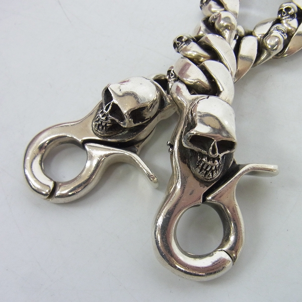 実際に弊社で買取させて頂いたSTANLEY GUESS/スタンリーゲス 2クリップ ファンシースカルリンク ウォレットチェーン