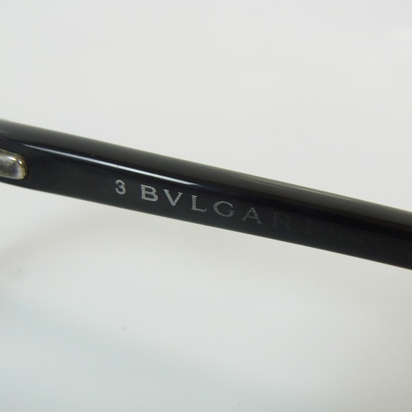 実際に弊社で買取させて頂いたBVLGARI/ブルガリ 度入り フルリム 黒縁メガネ 427/501の画像 4枚目
