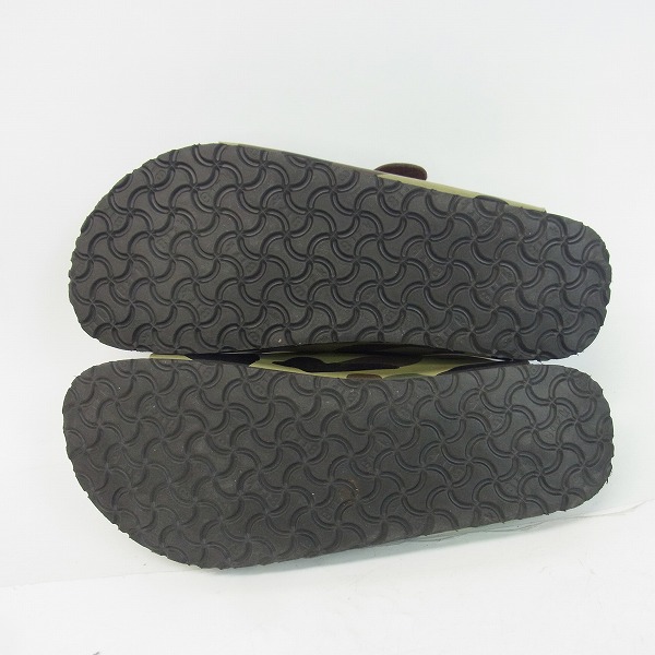 実際に弊社で買取させて頂いたBIRKENSTOCK × A BATHING APE /ビルケンシュトック×エイプ tatami/タタミ 830901/44の画像 2枚目