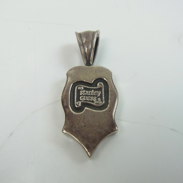 実際に弊社で買取させて頂いたSTANLEY GUESS/スタンリーゲス ウッドギター ペンダントトップの画像 2枚目