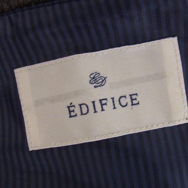 実際に弊社で買取させて頂いたSchott×EDIFICE/ショット×エディフィス シングルライダースジャケット ラムスキン/羊革 3161059/Lの画像 3枚目