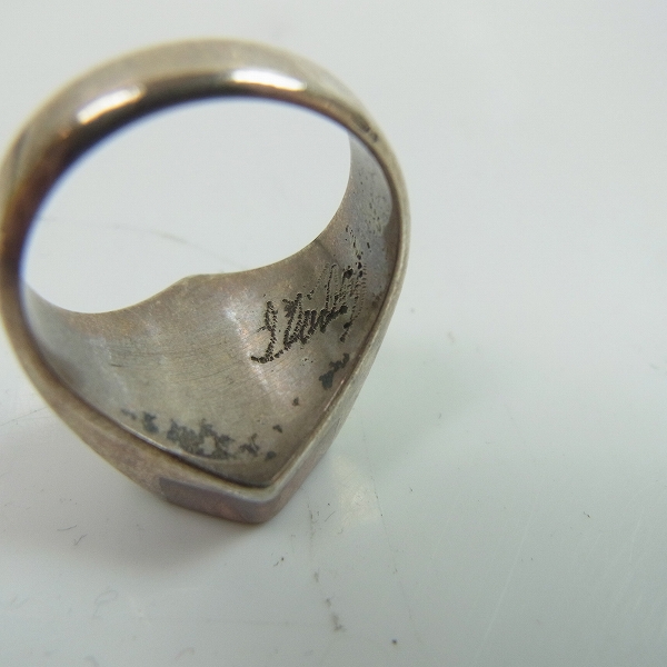 実際に弊社で買取させて頂いた【証明書】STANLEY GUESS/スタンリーゲス ウッドブロックリング 13号の画像 5枚目