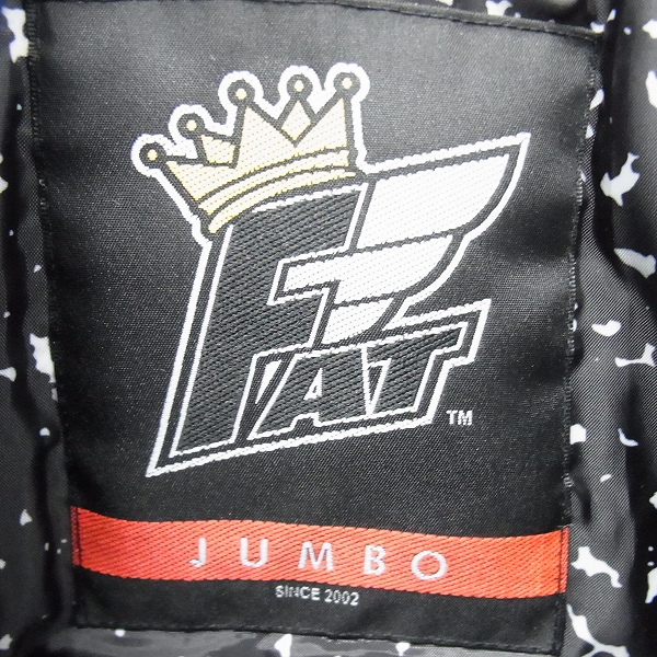実際に弊社で買取させて頂いたFAT/エフエーティー 中綿ジップアップブルゾンジャケット/JUMBOの画像 2枚目