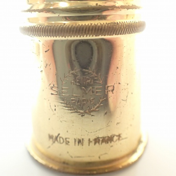 実際に弊社で買取させて頂いたSELMER/セルマー アルトサックス用マウスピース S90 180 SELMERリガチャー/キャップ付きの画像 9枚目