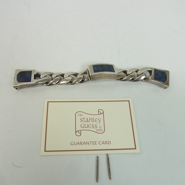 実際に弊社で買取させて頂いた【ギャラ付き】STANLEY GUESS/スタンリーゲス ウッド クラシックチェーン ウォッチブレス の画像 6枚目