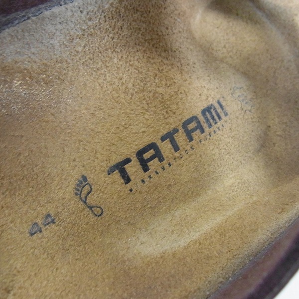 実際に弊社で買取させて頂いたBIRKENSTOCK × A BATHING APE /ビルケンシュトック×エイプ tatami/タタミ 830901/44の画像 4枚目