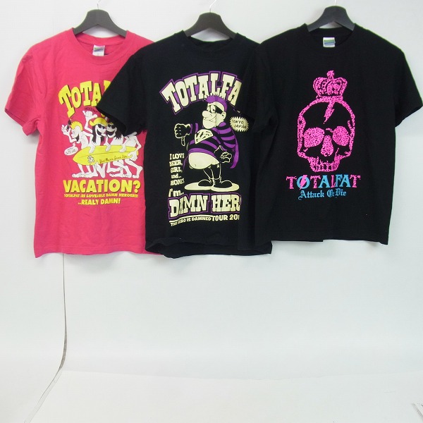 実際に弊社で買取させて頂いたTOTALFAT/トータルファット バンドTシャツ 9点セットの画像 2枚目