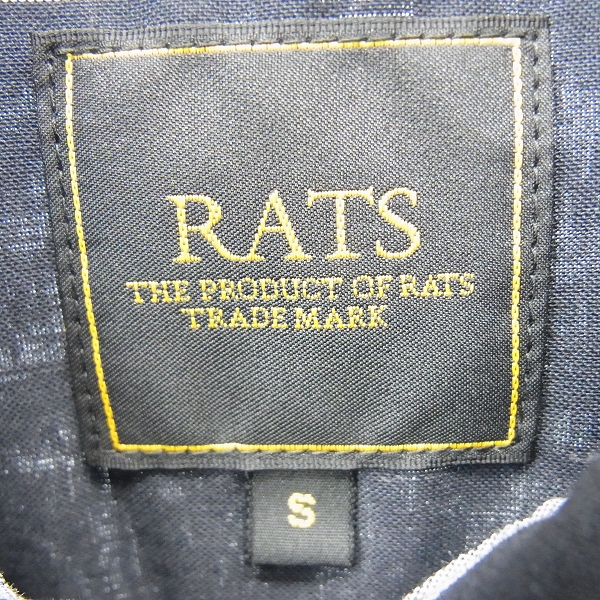 実際に弊社で買取させて頂いたRats/ラッツ オープンカラー チェック 長袖 シャツ 17RS-0406/Sの画像 2枚目