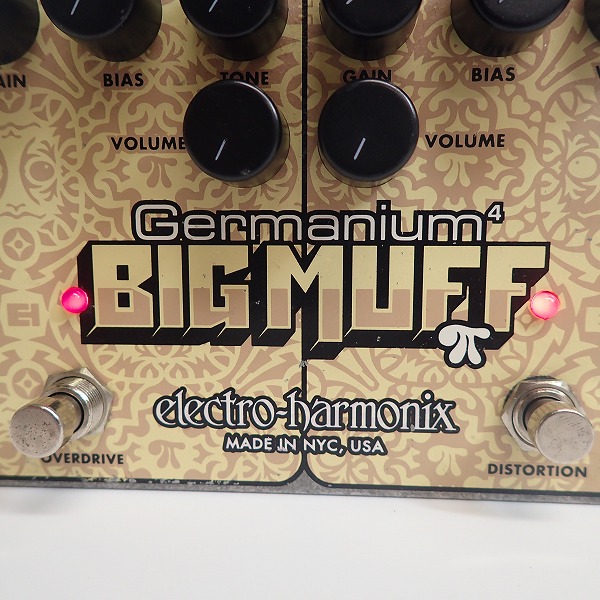 実際に弊社で買取させて頂いた【正規品/動作確認済み】electro-harmonix/エレクトロハーモニクス BIGMUFF Germanium4 OD/DSI エフェクターの画像 1枚目