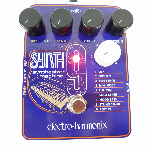 実際に弊社で買取させて頂いた★Electro-Harmonix/エレクトロハーモニックス SYNTH9 Synthesizer Machine エフェクターの画像 1枚目