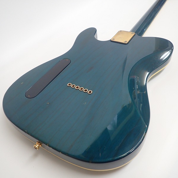 実際に弊社で買取させて頂いた★【型式詳細不明】SCHECTER/シェクター EMG搭載 アーチドトップ テレキャスシェイプ エレキギターの画像 7枚目