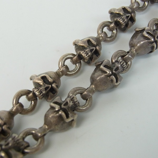 実際に弊社で買取させて頂いたTHIRTEEN DESIGNS/サーティーンデザインズ マッドスカルリンク ウォレットチェーンの画像 2枚目