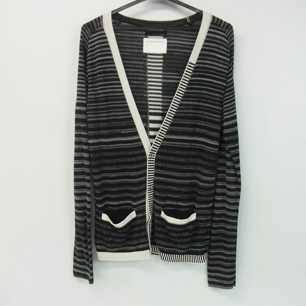 実際に弊社で買取させて頂いたMIHARAYASUHIRO/ミハラヤスヒロ ボーダー カーディガン S