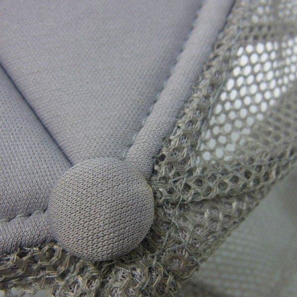 実際に弊社で買取させて頂いたCOREFIGHTER/コアファイター ロゴプリント メッシュキャップ/帽子 グレーの画像 7枚目