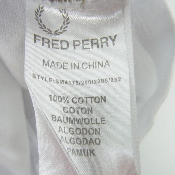 実際に弊社で買取させて頂いたFRED PERRY/フレッドペリー×STUSSY/ステューシー ポロシャツ/Mの画像 4枚目