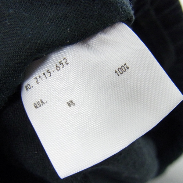 実際に弊社で買取させて頂いたLAD MUSICIAN/ラッドミュージシャン クロップドワイドパンツ/BLK /44の画像 3枚目