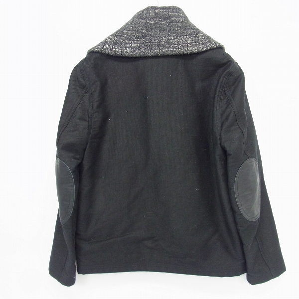 実際に弊社で買取させて頂いたBLUE BLUE/ブルーブルー ジャーマンクロス レザーパッチ デッキコート/ジャケット 1の画像 1枚目