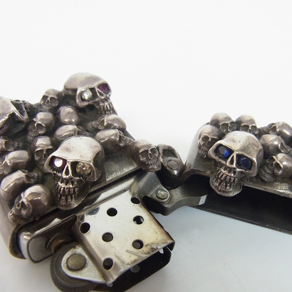 実際に弊社で買取させて頂いたSTANLEY GUESS/スタンリーゲス マルチスカルZIPPOw/ストーンアイズ/ラージ の画像 7枚目