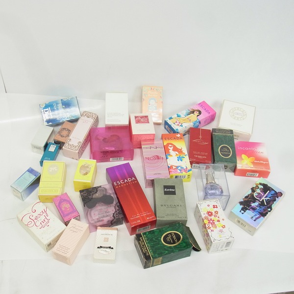 実際に弊社で買取させて頂いた【未開封含む】Dior/BVLGARI/LANVIN / ディオール/ブルガリ/ランバン 他 香水 おまとめ