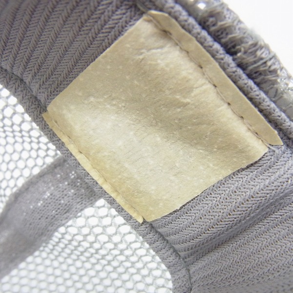 実際に弊社で買取させて頂いたCOREFIGHTER/コアファイター ロゴプリント メッシュキャップ/帽子 グレーの画像 6枚目