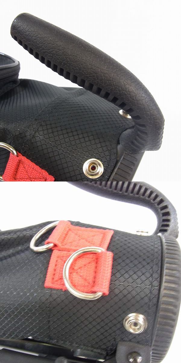 実際に弊社で買取させて頂いた★【フード欠品】le coq sportif/ルコック セルフスタンドクラブケース QQ5050 2017年モデル 47インチ対応 ブラックの画像 5枚目