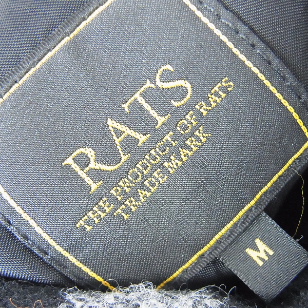 実際に弊社で買取させて頂いたRats/ラッツ ウール チェック 長袖 シャツ 17RS-1003/Mの画像 2枚目