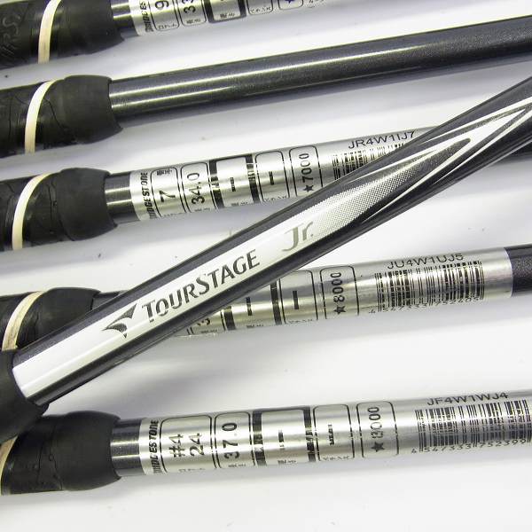 実際に弊社で買取させて頂いた★BRIDGESTONE/ブリヂストン ジュニア用ゴルフクラブ9本セット ツアーステージJr. ホワイトシリーズ(130-150cm対応)の画像 4枚目