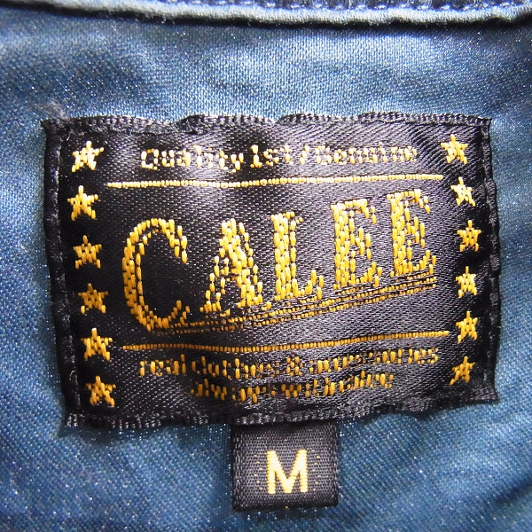 実際に弊社で買取させて頂いたCALEE/キャリー 背面刺繍 半袖 シャツ/Mの画像 2枚目