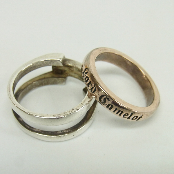 実際に弊社で買取させて頂いたLord Camelot/ロードキャメロット 3連 デザイン リング LC-617/13号の画像 4枚目