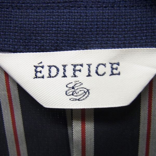 実際に弊社で買取させて頂いたEDIFICE/エディフィス 2B テーラードジャケット/42の画像 2枚目