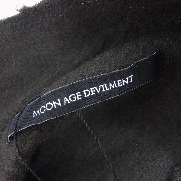 実際に弊社で買取させて頂いた【未使用】Moonage Devilment/ムーンエイジデビルメント MAD ウール変形ドレープロングシャツ msh-0066 /44の画像 2枚目