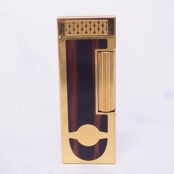 実際に弊社で買取させて頂いたdunhill/ダンヒル ローラーガスライター 木目調インレイ ゴールド