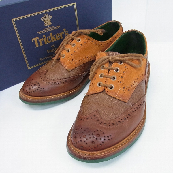 実際に弊社で買取させて頂いたTricker's/トリッカーズ バートン ウィングチップシューズ M7292/8