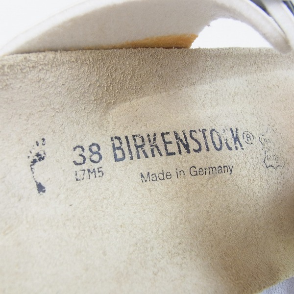 実際に弊社で買取させて頂いたBIRKENSTOCK/ビルケンシュトック RAMSES/ラムゼス サンダル ホワイト/38の画像 4枚目