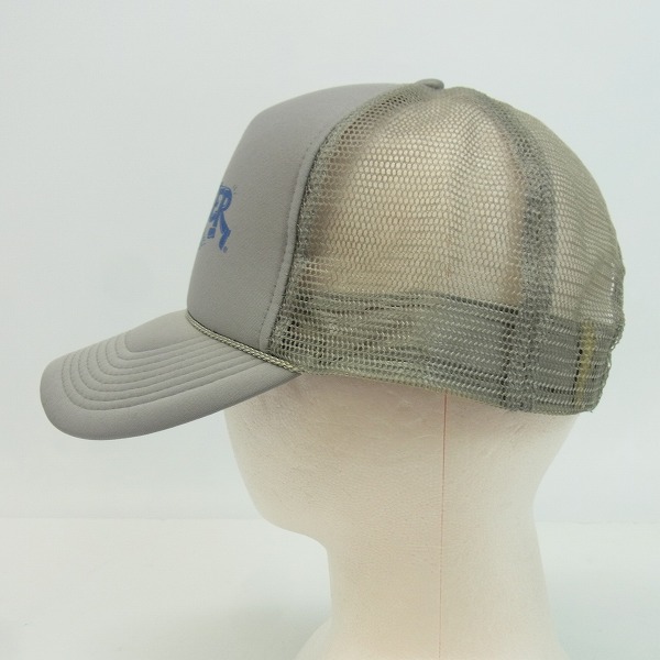 実際に弊社で買取させて頂いたCOREFIGHTER/コアファイター ロゴプリント メッシュキャップ/帽子 グレーの画像 2枚目