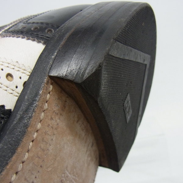 実際に弊社で買取させて頂いたAllen Edmonds/アレンエドモンズ ウィングチップ バイカラーシューズ/7Dの画像 6枚目