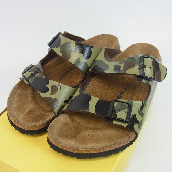 実際に弊社で買取させて頂いたBIRKENSTOCK × A BATHING APE /ビルケンシュトック×エイプ tatami/タタミ 830901/44