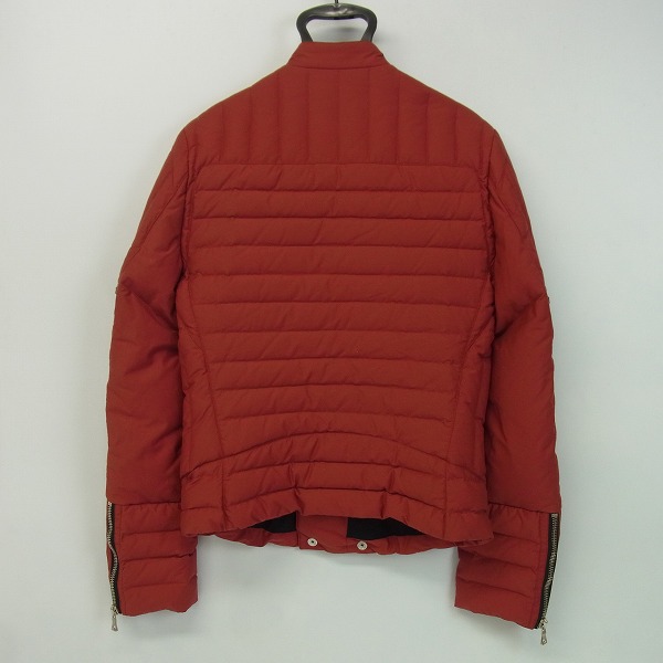 実際に弊社で買取させて頂いたBALMAIN/バルマン 15AW バイカー ダウンジャケット W5HT843B923/Sの画像 1枚目