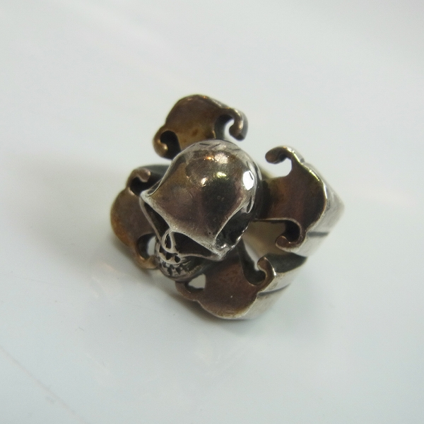 実際に弊社で買取させて頂いた【証明書】STANLEY GUESS/スタンリーゲス ガンズX/ラージスカルリング 17.5号