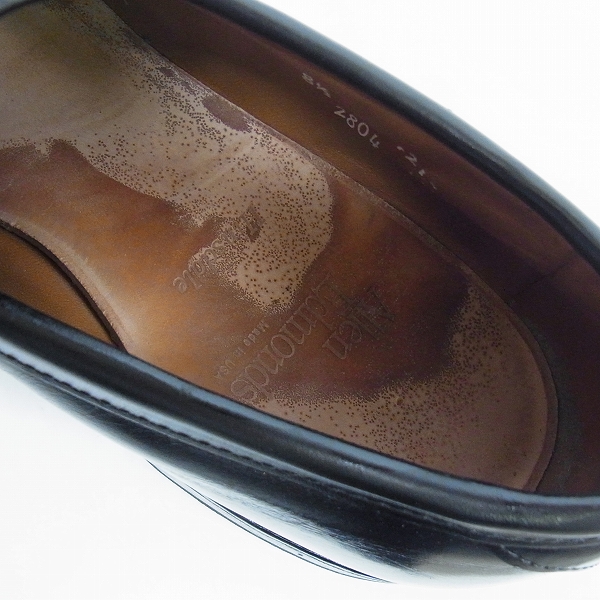 実際に弊社で買取させて頂いたAllen Edmonds/アレンエドモンズ コイン/ペニーローファー ブラック 2804/8.5の画像 6枚目